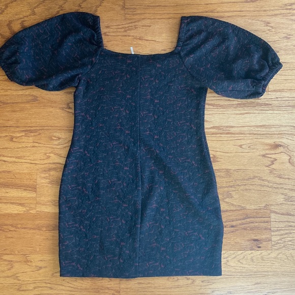 FREE PEOPLE NWT. Sunset Mini Dress in Black Combo. NWT. Size L - Picture 14 of 16